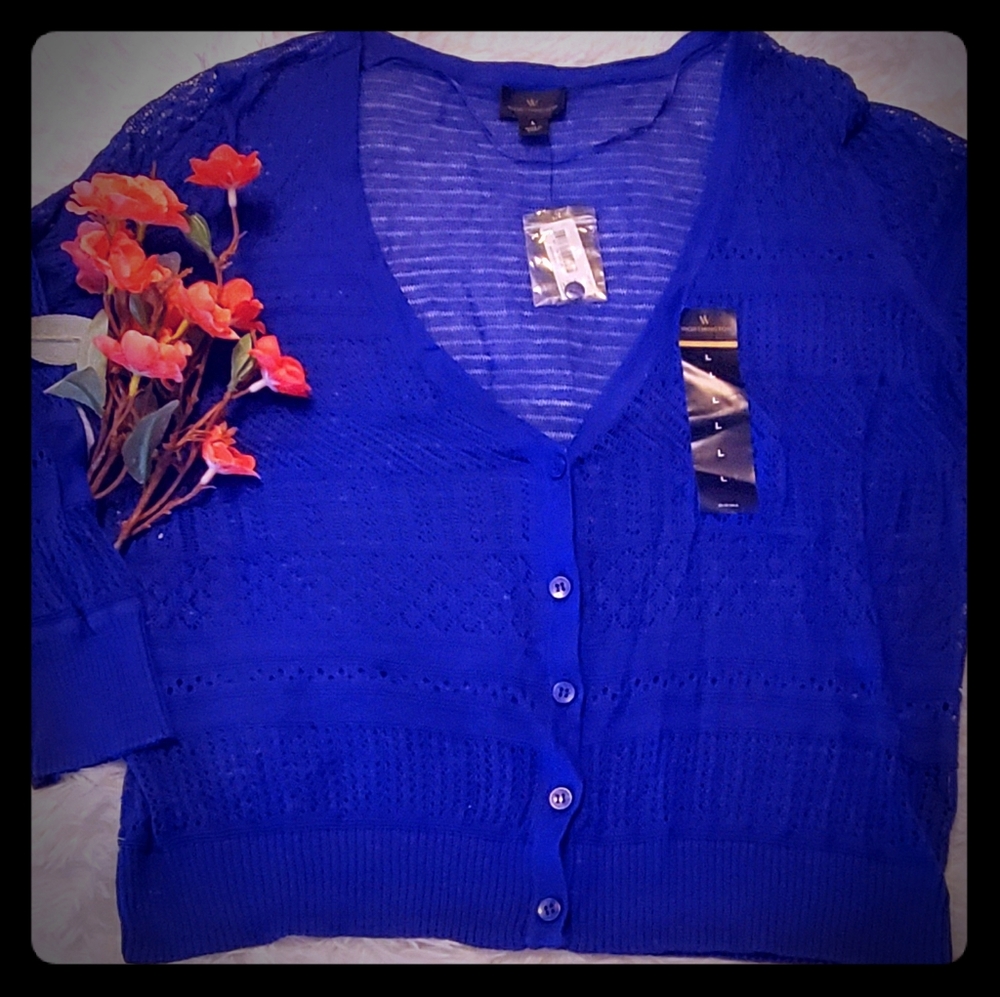 NWT Worthington quarter sleeve sweater